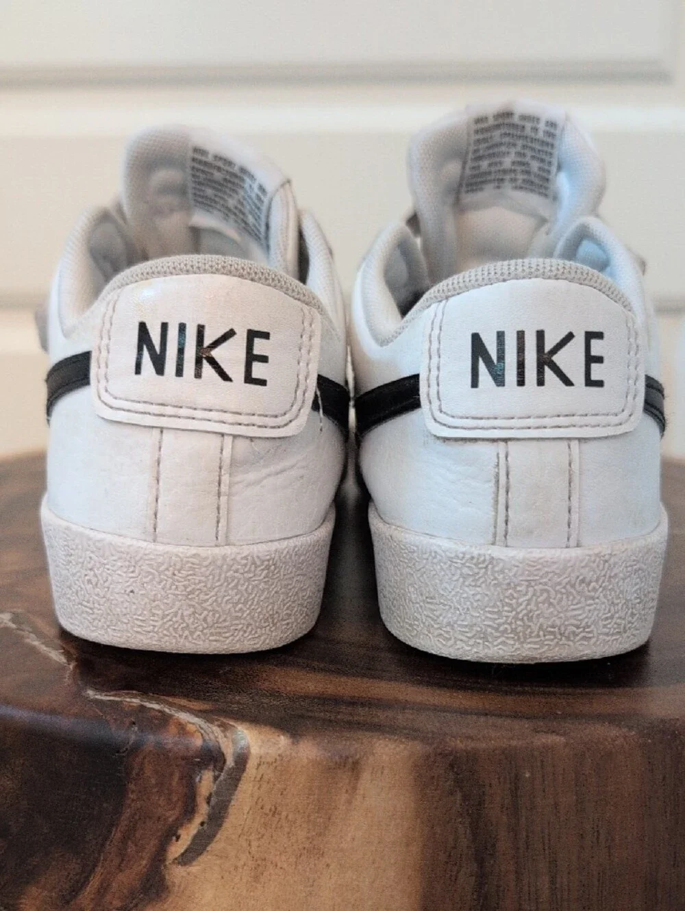 Nike Kids' White and Black Blazer Low